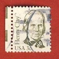 USA 1983 Henry Clay Seitenrandstück Mi.1643