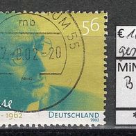 BRD / Bund 2002 125. Geburtstag von Hermann Hesse MiNr. 2270 gestempelt -1-
