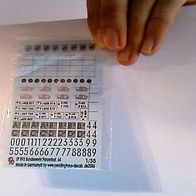 Wasserlösliche Decals in 1/35 des Bundeswehr - Panzerbatallions 64