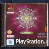 PS 1 + 2 Spiel Wer wird Millionär 2. Edition 1-4 Spieler