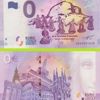 0 Euro Schein Aubagne UEED 2016-4 selten Nr 1638