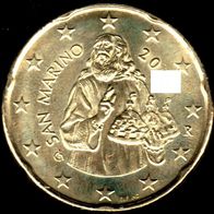 20 Cent San Marino 2006 Euro-Kursmünze -- unzirkuliert unc.