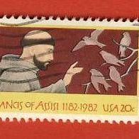 USA 1982 Franz von Assisi Mi.1604 gest.