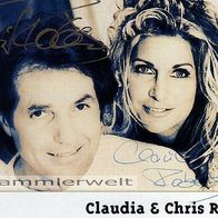 Claudia & Chris Roberts RAR Originalautogramm aus Privatsammlung - al-