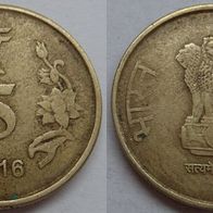 Indien 5 Rupees 2016 (Calcutta) ## C7