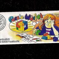 Ü - Ei Beipackzettel Puzzle - Würfel 613 215