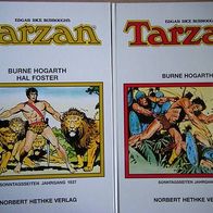 Tarzan-Konvolut-Sonntagsseiten-Bücher Hethke 1940-1947... Beispielbild !!