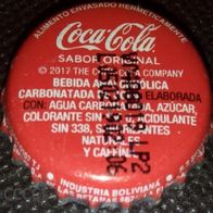 Coca-Cola Limonade Soft Drink Kronkorken Kronenkorken 2017 La Paz Bolivien Südamerika