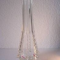 Alte sechseckige Noppen-Peßglas-Vase