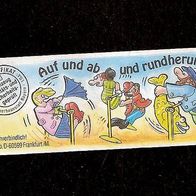 Ü - Ei Beipackzettel Auf und ab und rundherum... 649 562