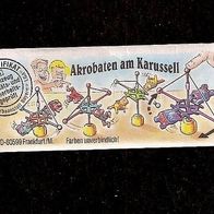 Ü - Ei Beipackzettel Akrobaten am Karussell 618 527