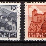 Liechtenstein gestempelt Michel Nr. 222 223