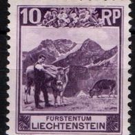 Liechtenstein postfrisch mit Falzrest Michel Nr. 96A