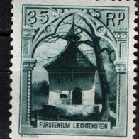 Liechtenstein postfrisch mit Falzrest Michel Nr. 100C