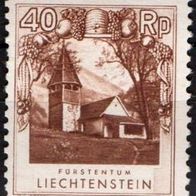 Liechtenstein postfrisch mit Falzrest Michel Nr. 101C