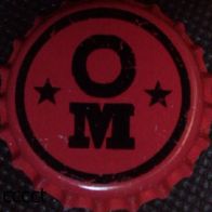 OM Ordio Minero Craft-Bier Micro-Brauerei Kronkorken in ROT aus Spanien neu unbenutzt