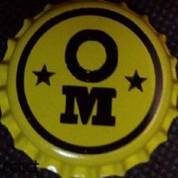 OM Ordio Minero Craft-Bier Micro-Brauerei Kronkorken in GELB Blesa Spanien, unbenutzt
