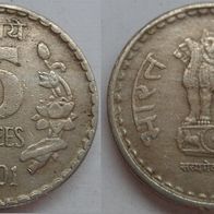 Indien 5 Rupees 2001 (Mumbai) ## Be4
