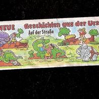 Ü - Ei Beipackzettel Neue Geschichten aus der Urzeit 653 497 ( Auf der Straße )