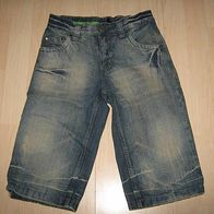 supertrendige Jeans - Bermuda Explorer Gr. 128/134 Dirtylook (0513) wieNEU