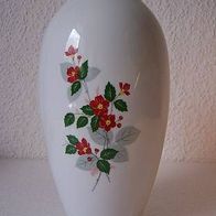 Alte Porzellan Vase mit Blumen-Dekor, Creidlitz PF