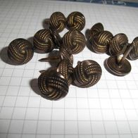 12 mm im Durchmesser 100 Ziernägel//Polsternägel Oxford rosette