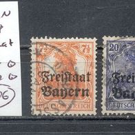 Briefmarken Altdeutschland Bayern 1919 Freistaat