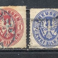 Briefmarken Altdeutschland Preußen 1861