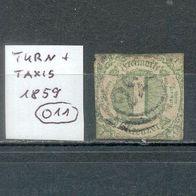 Briefmarken Altdeutschland Thurn und Taxis 1859