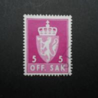 Norwegen, Mi. Nr.: 68 X, Dienstmarke, gestempelt