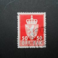 Norwegen, Mi. Nr.: 88 X, Dienstmarke, gestempelt