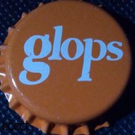 glops Micro-Brauerei Craft-Bier Kronkorken weiß-orange Spanien Kronenkorken unbenutzt