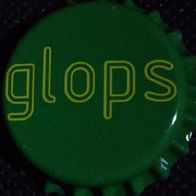 glops Micro-Brauerei Craft-Bier Kronkorken gelb-gruen Spanien Korken neu in unbenutzt