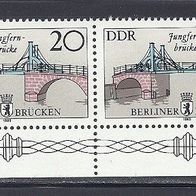 DDR 1985, MiNr: 2973 II im Paar sauber postfrisch