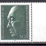 Bund 1976 Mi. 876 * * Konrad Adenauer Postfrisch (pü3201)