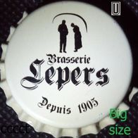 Lepers Brasserie Bier Brauerei Kronkorken Frankreich 2014 Big size Korken unbenutzt