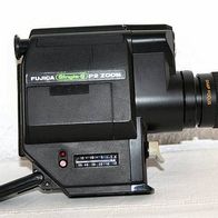 Fujica Single 8 P2 Zoom mit Objektiv Fujinon -Z 1:16 f = 10,5 bis 27,5 mm
