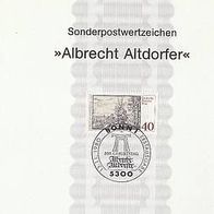 Ersttagsblatt 26/1980 Bund - Albrecht Altdorfer