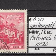 Österreich 1962 Freimarken: Bauten MiNr. 1120 gestempelt