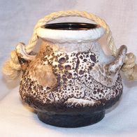 Dümler & Breiden Fat Lava Keramik Henkel-Vase - 60/70er Jahre