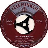 7"SCHOLZ, Bubi · Sie hat nur Bluejeans (RAR 1960)