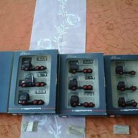 Herpa 9er Zugmaschinen Set / 7553 / 7554 / 7555
