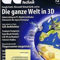 ct 12/2007: Die Cell-Supercomputerarchitektur, Fingerscanner ausgetrickst, ...