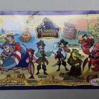 Ü- Ei Beipackzettel Monsters & Pirates NV 107 / EU - Frankreich