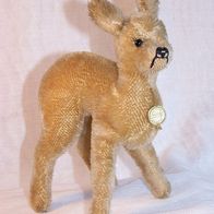 Alte Hermann Teddy Stofftier-Figur - " Bambi " * *
