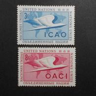 UNO New York, Mi. Nr.: 35-36, postfrisch