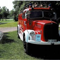 Feuerwehrfahrzeug Mercedes Oldtimer - Schmuckblatt 97.1
