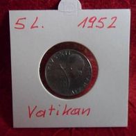 Vatikan 1952 5 Lire