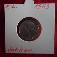 Vatikan 1953 5 Lire