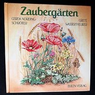 Buch Zaubergärten Feengärten - Märchengärten (Farbstift-Zeichnungen + Gedichte)